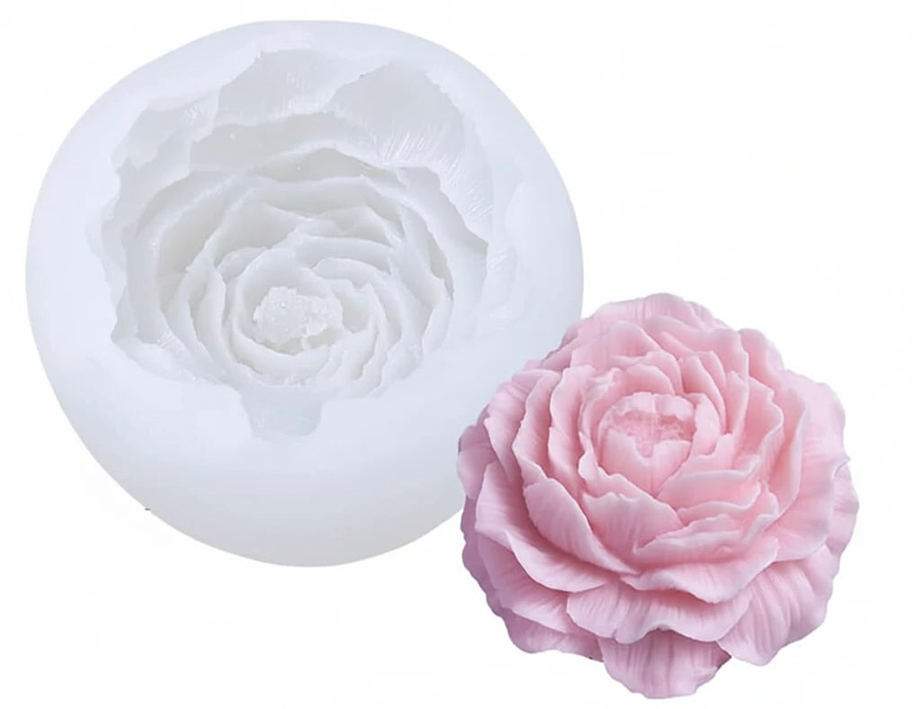 Peony Candle Mold