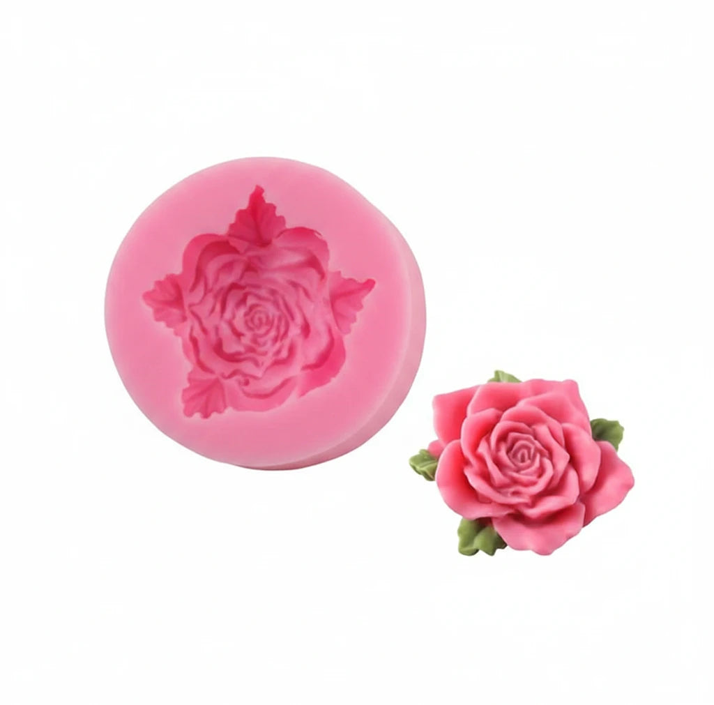 Rose Leaf Candle Mold
