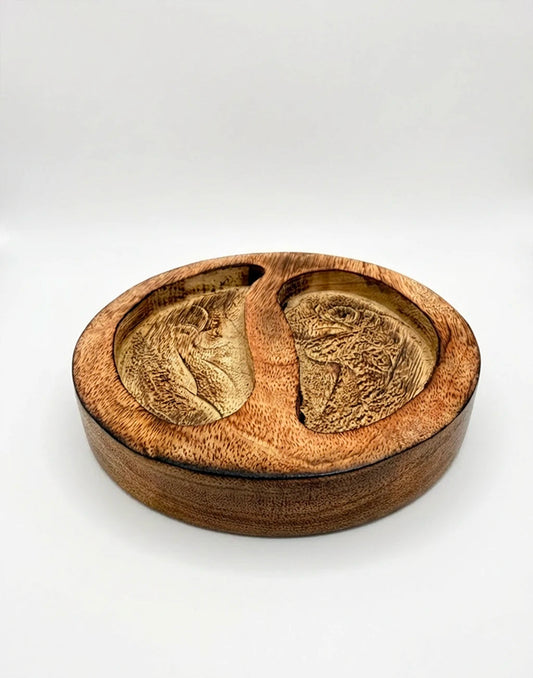 Ylng Yang Wooden Bowl
