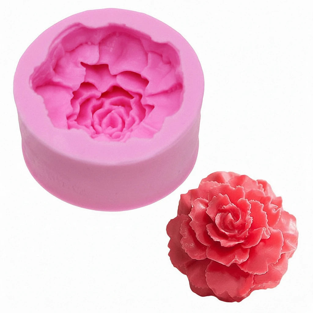 3D rose carnation mold