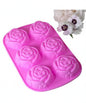Rose 6 cavity Mold