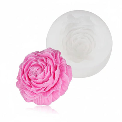 Peony Candle Mold