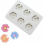 6 Cavity Daisy Flower Mold