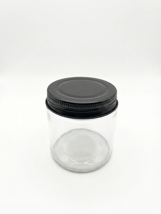 Transparent Amber Jar
