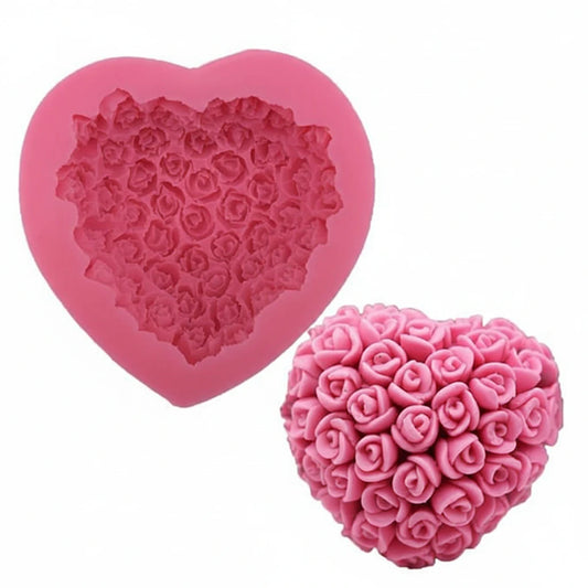 Heart Rose texture Mold