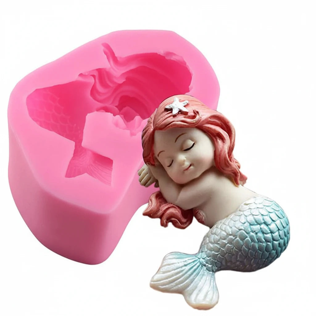 Mermaid Candle Mold