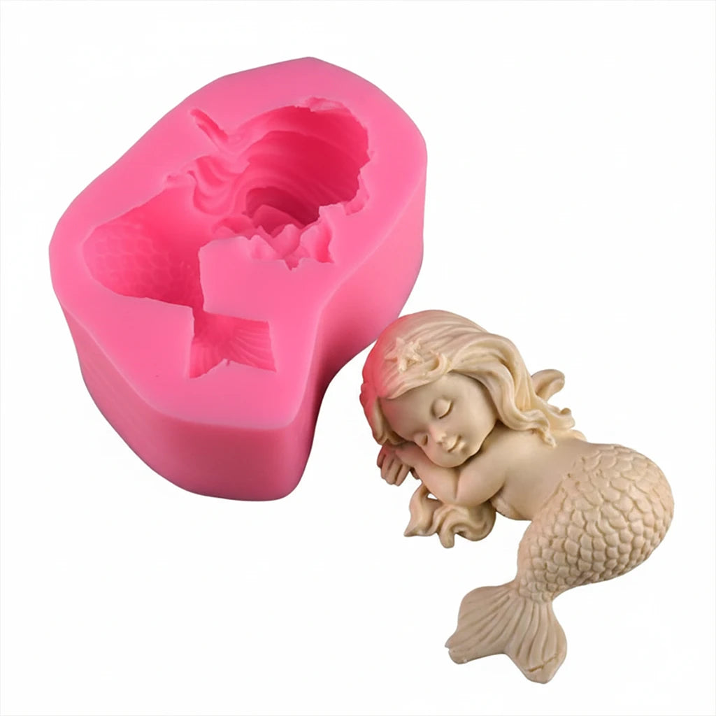 Mermaid Candle Mold