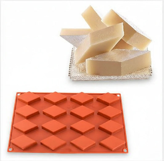 Kaju-Katli Candle Mold