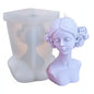 Girl Model Candle Mold